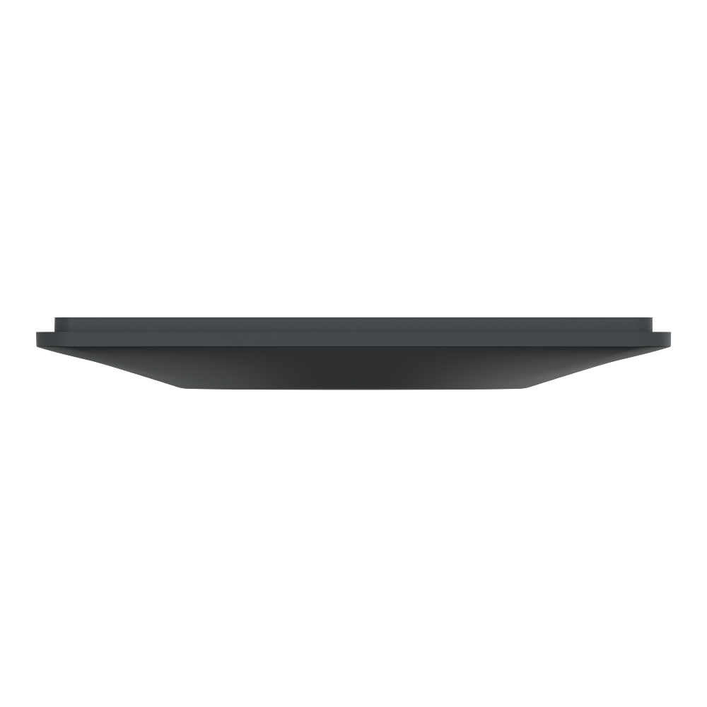 Plaque 1 poste Anthracite